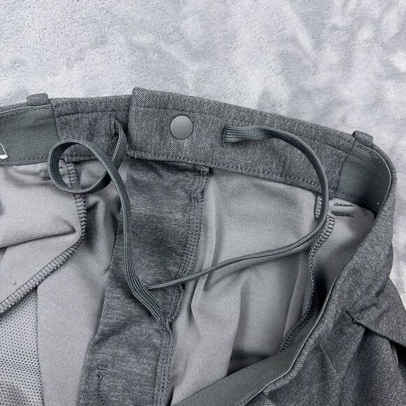 Uniqlo Mens Size Medium Gray Smart Ankle Pants Stretch Drawstring - Picture 6 of 10